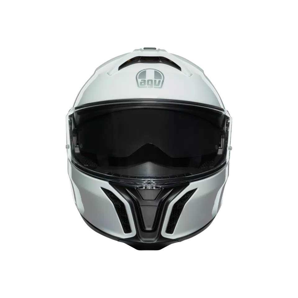 TOURMODULAR STELVIO WHITE - MOTORBIKE FLIP UP HELMET E2206
