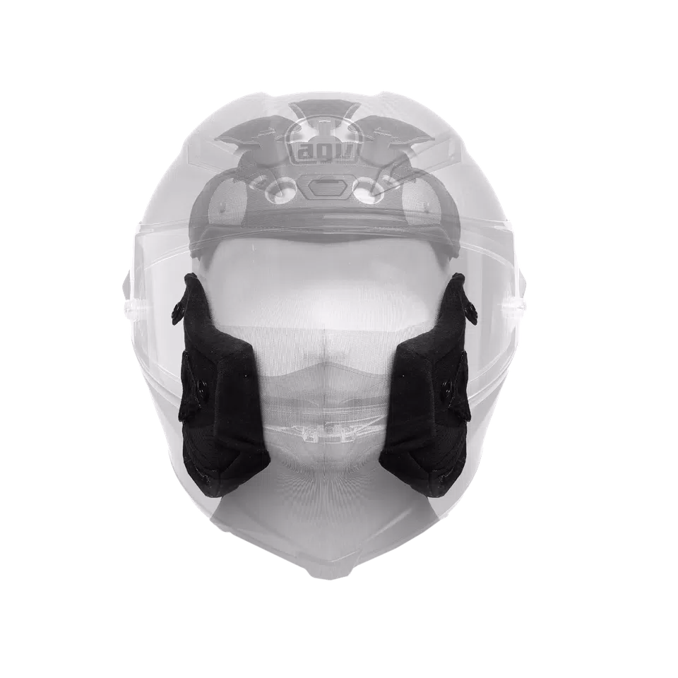 AGV CHEEK PADS PISTA GP RR - BLACK/RED