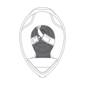 CROWN PAD K1 S/K1 (MS) - BLACK