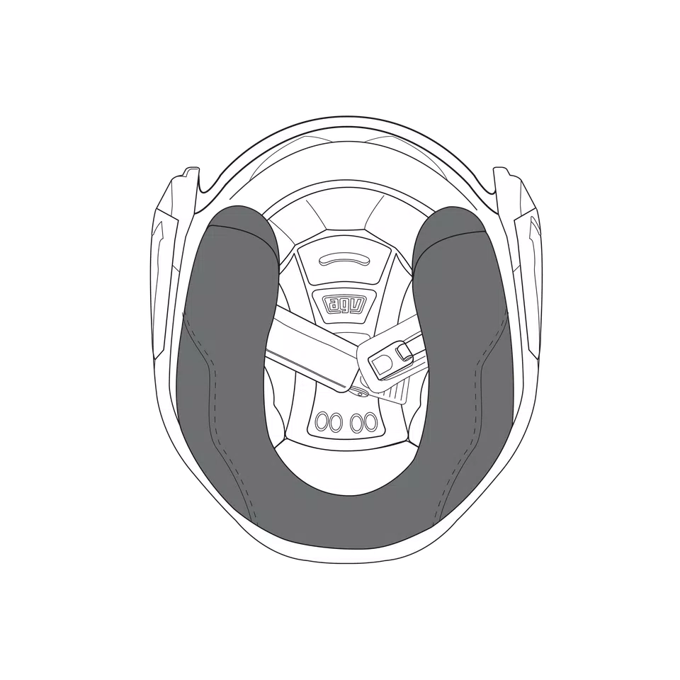 CHEEK PADS K-5 JET (XXL)
