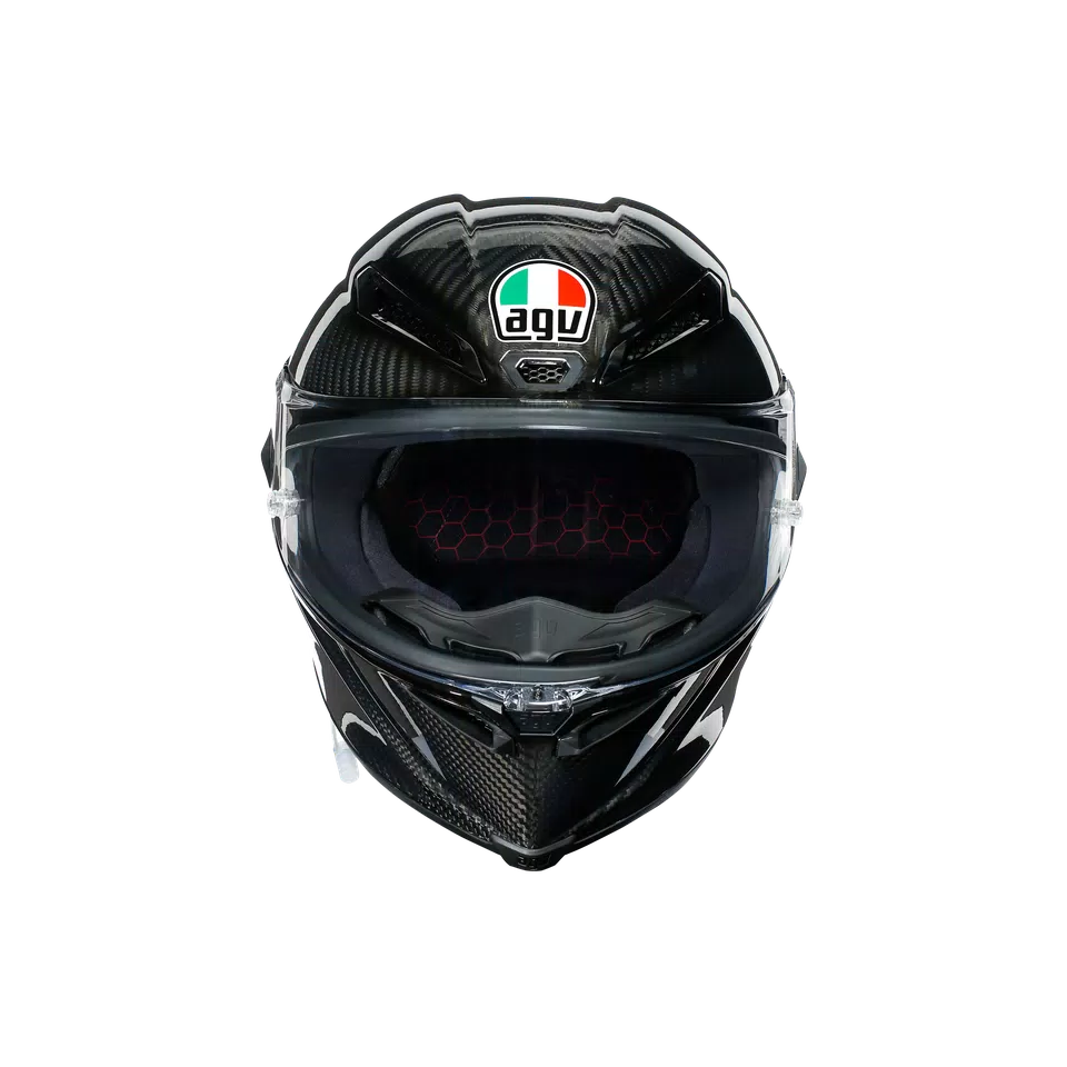 PISTA GP RR MONO GLOSSY CARBON - MOTORBIKE FULL FACE HELMET E2206 DOT
