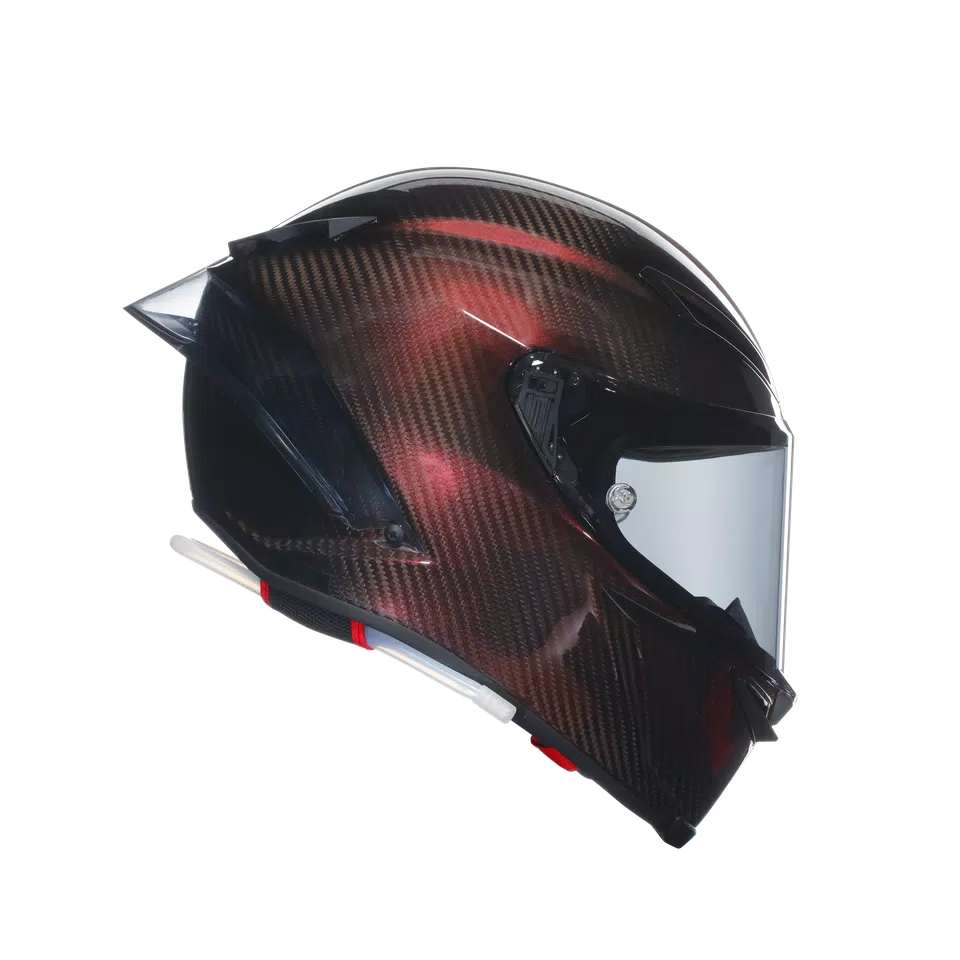 PISTA GP RR MONO RED CARBON - MOTORBIKE FULL FACE HELMET E2206 DOT