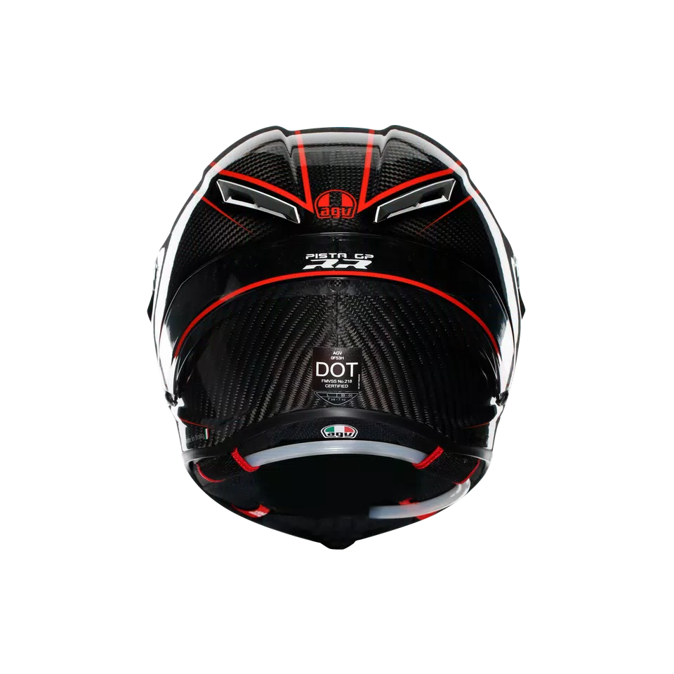 PISTA GP RR PERFORMANTE CARBON/RED - MOTORBIKE FULL FACE HELMET E2206 DOT