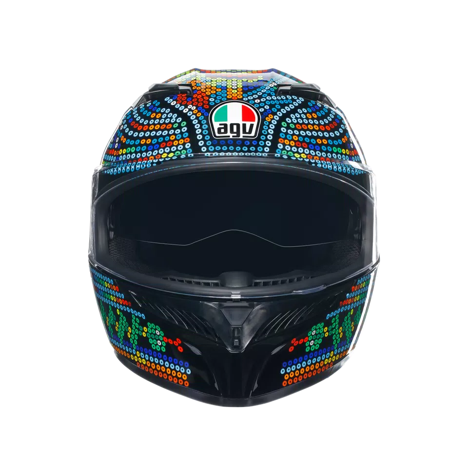 K3 ROSSI WINTER TEST 2018 - MOTORBIKE FULL FACE HELMET E2206
