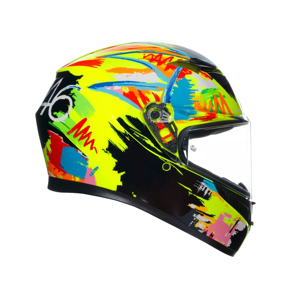 K3 ROSSI WINTER TEST 2020 - MOTORBIKE FULL FACE HELMET E2206