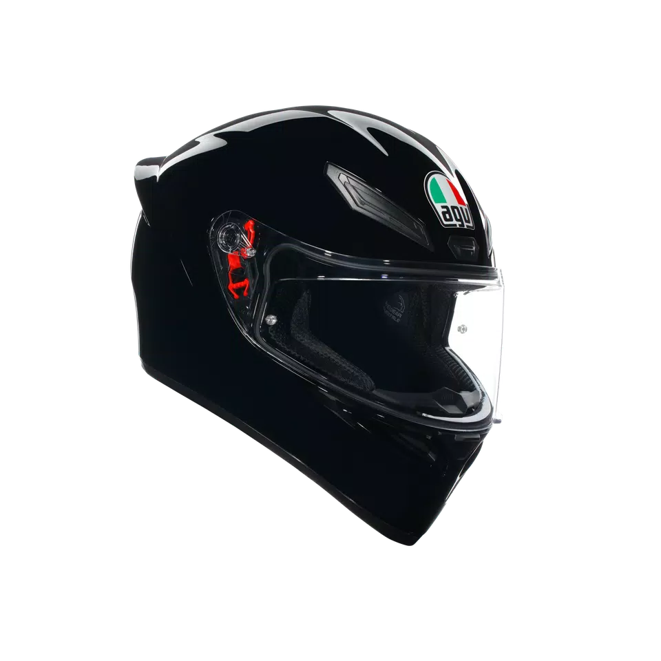 K1 S BLACK - MOTORBIKE FULL FACE HELMET E2206