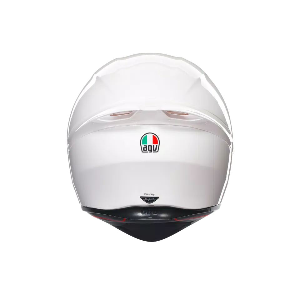 K1 S WHITE - MOTORBIKE FULL FACE HELMET E2206