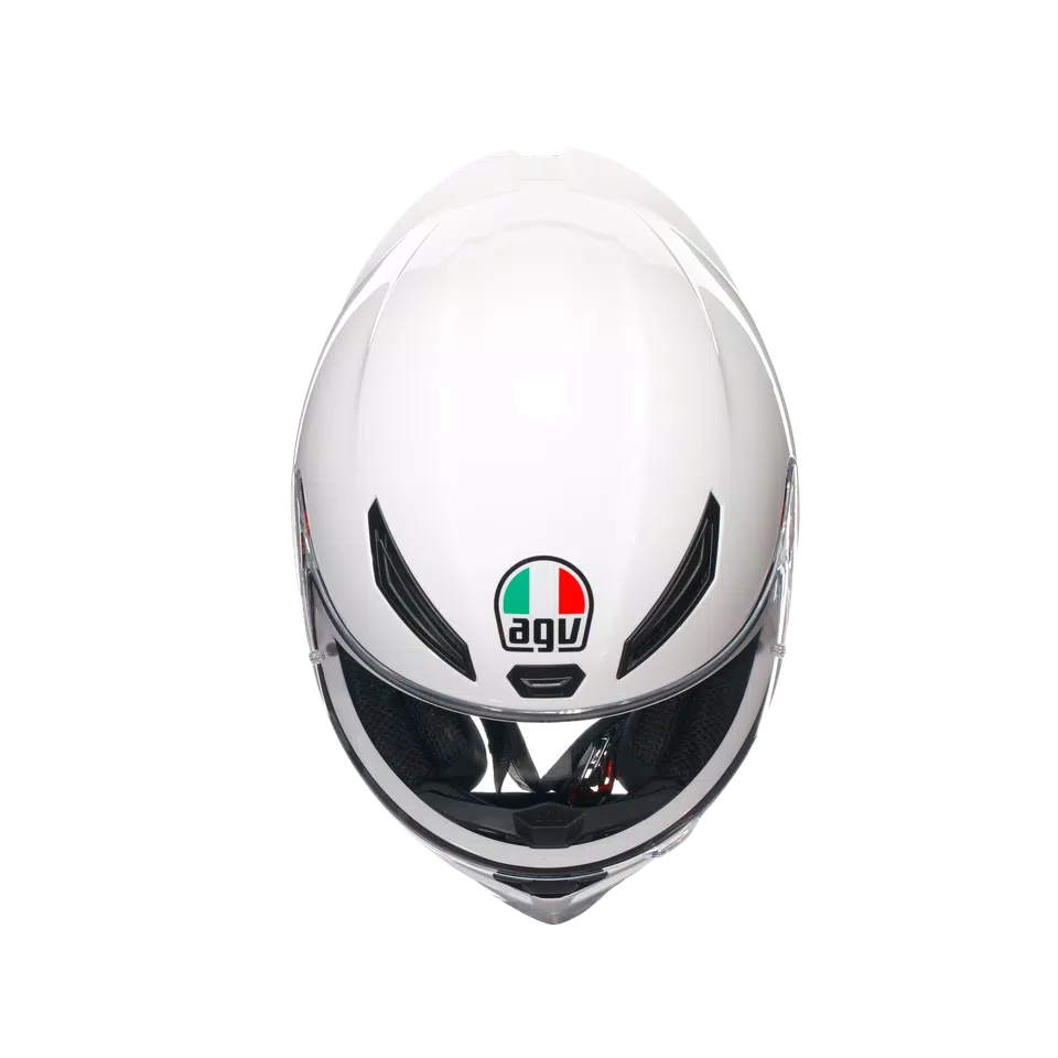 K1 S WHITE - MOTORBIKE FULL FACE HELMET E2206
