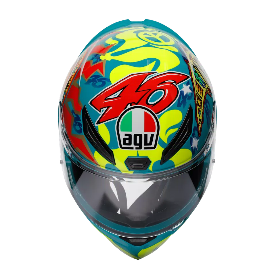 K1 S ROSSI MUGELLO 1999 - MOTORBIKE FULL FACE HELMET E2206