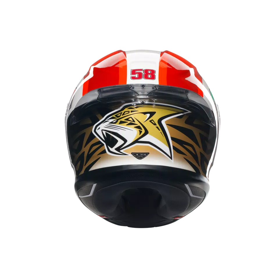 K6 S SIC58 - MOTORBIKE FULL FACE HELMET E2206