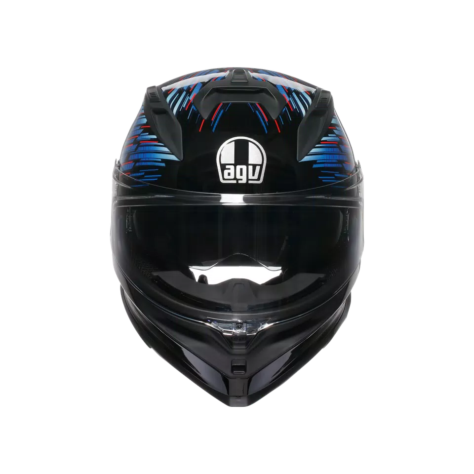 K7 AGV E2206 MPLK - GENISYS MATT BLACK/BLUE/GREY