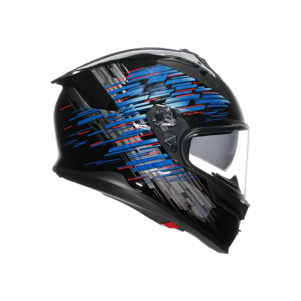 K7 AGV E2206 MPLK - GENISYS MATT BLACK/BLUE/GREY