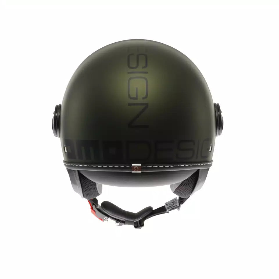 MOMODESIGN FGTR EVO MATT GREEN / BLACK - JET HELMET WITH DUAL VISOR E2206