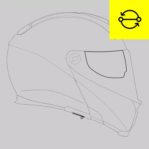 Sunvisor mechanism replacement Sport helmets