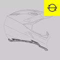 Replacement of entire base trim for AX-8 and AX-8 Dual helmets